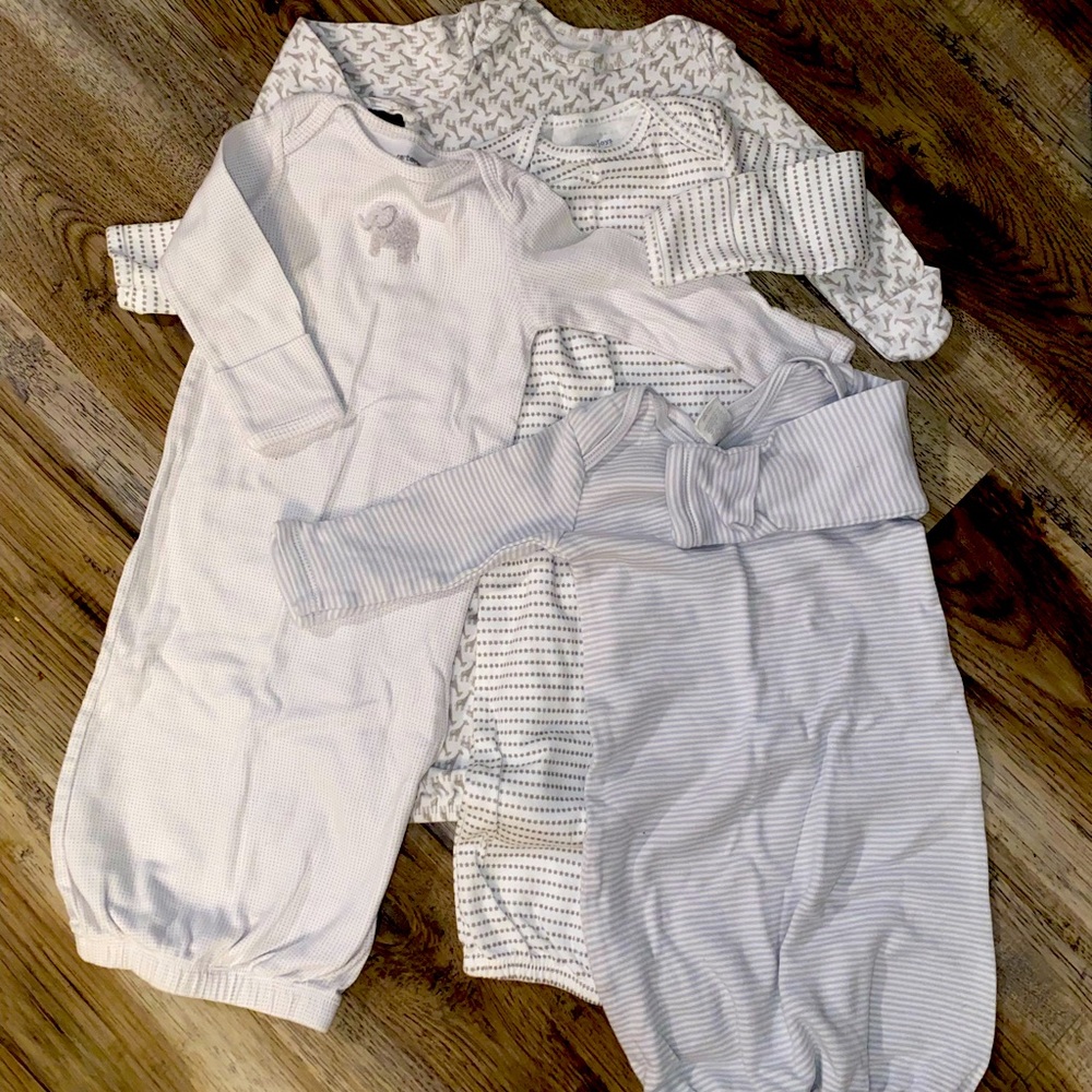 4 night gowns.